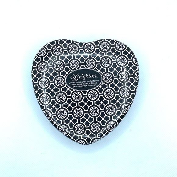 Brighton Deco Faceted Bangle in Original Metal Container. - Picture 7 of 8